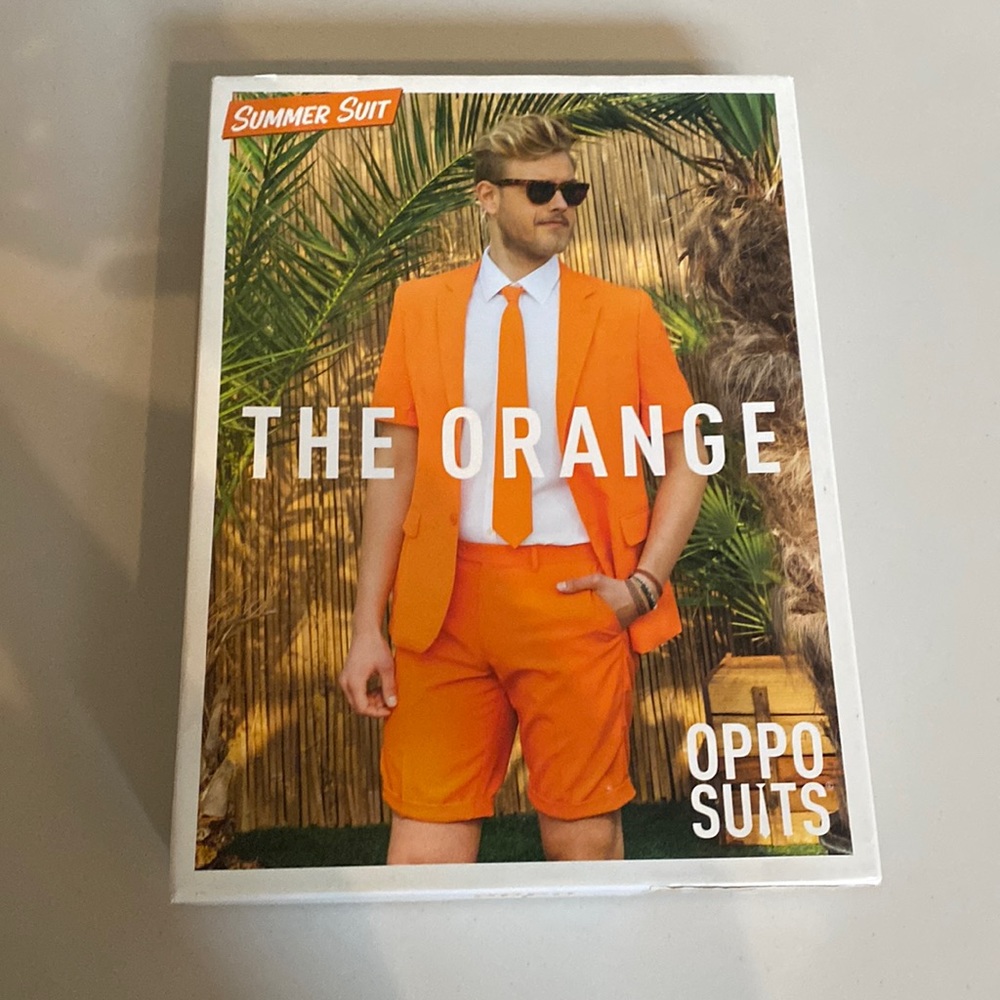 Oppo suit, summer suit. “The Orange”